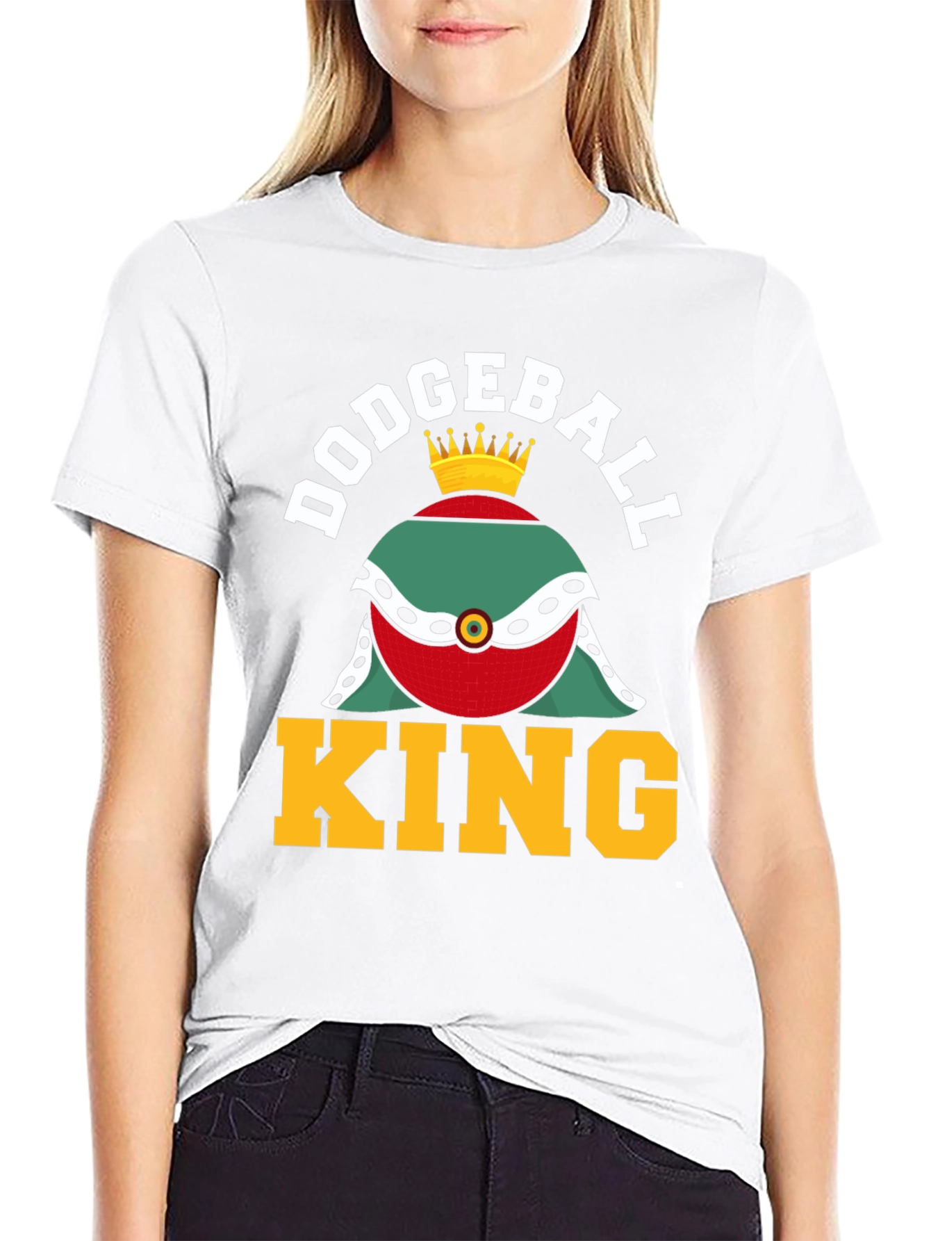Dodgeball King Graphic Tee