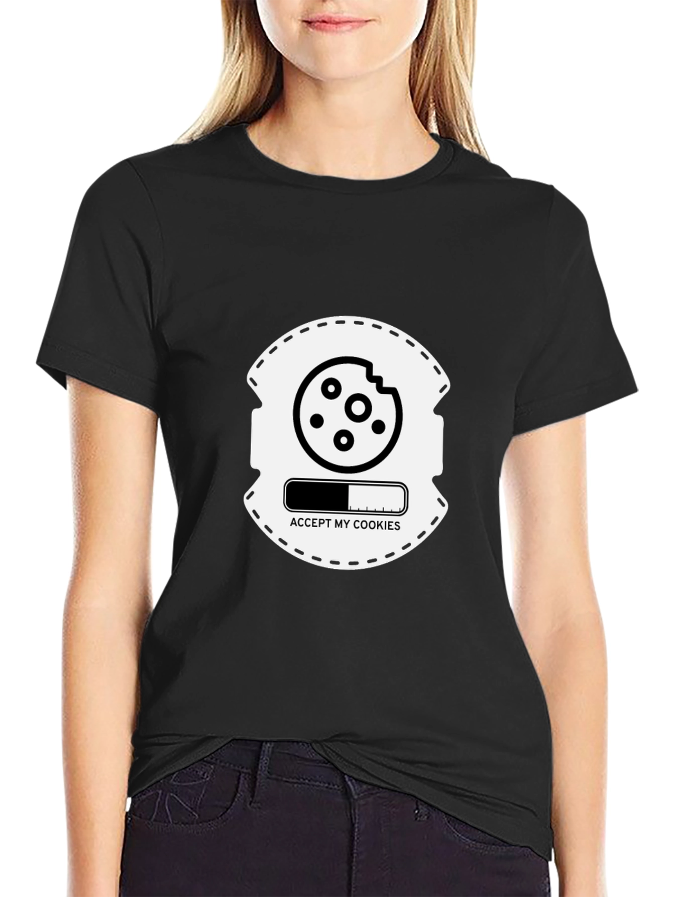 Accept My Cookies Funny T-Shirt