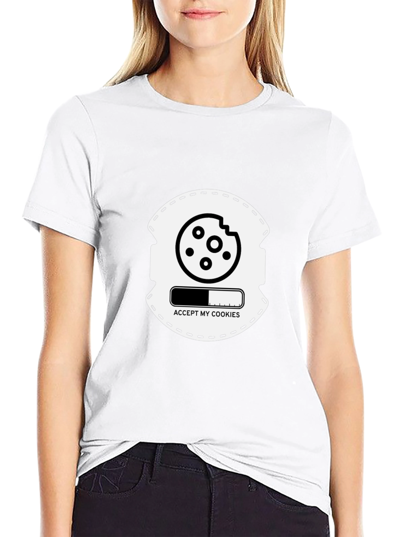 Accept My Cookies Funny T-Shirt