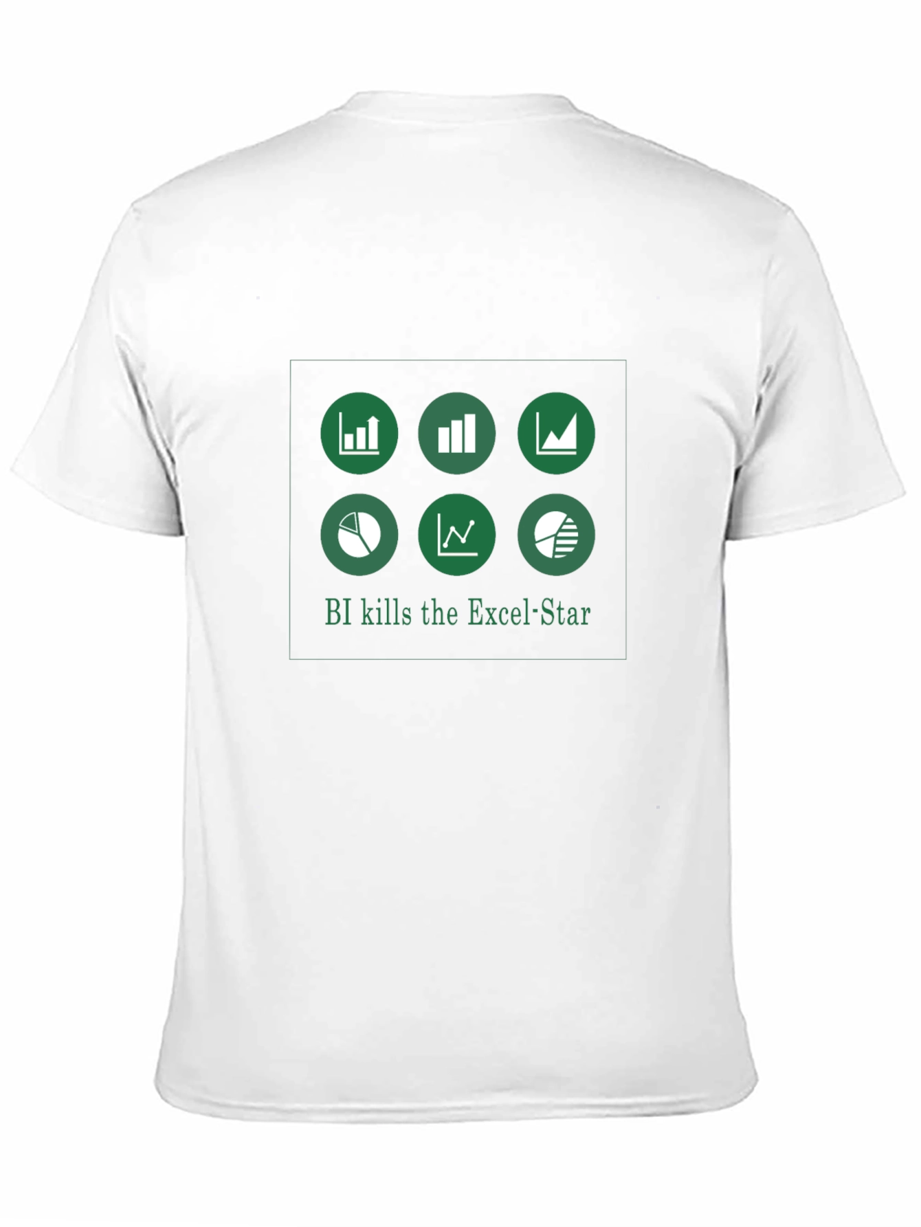 BI Kills the Excel Star Black T-Shirt
