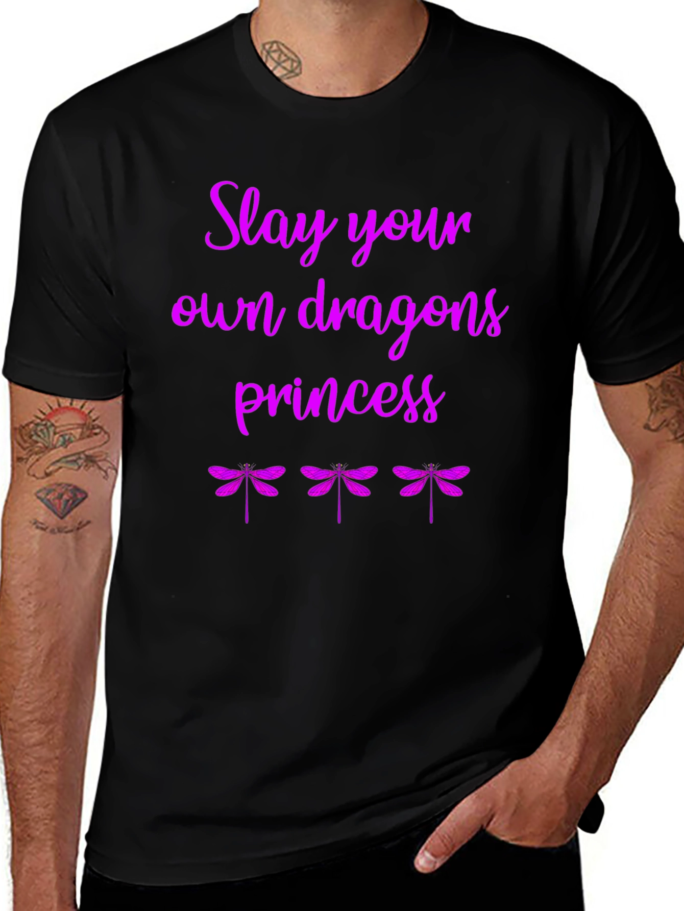 Slay Your Dragons Princess Graphic Tee