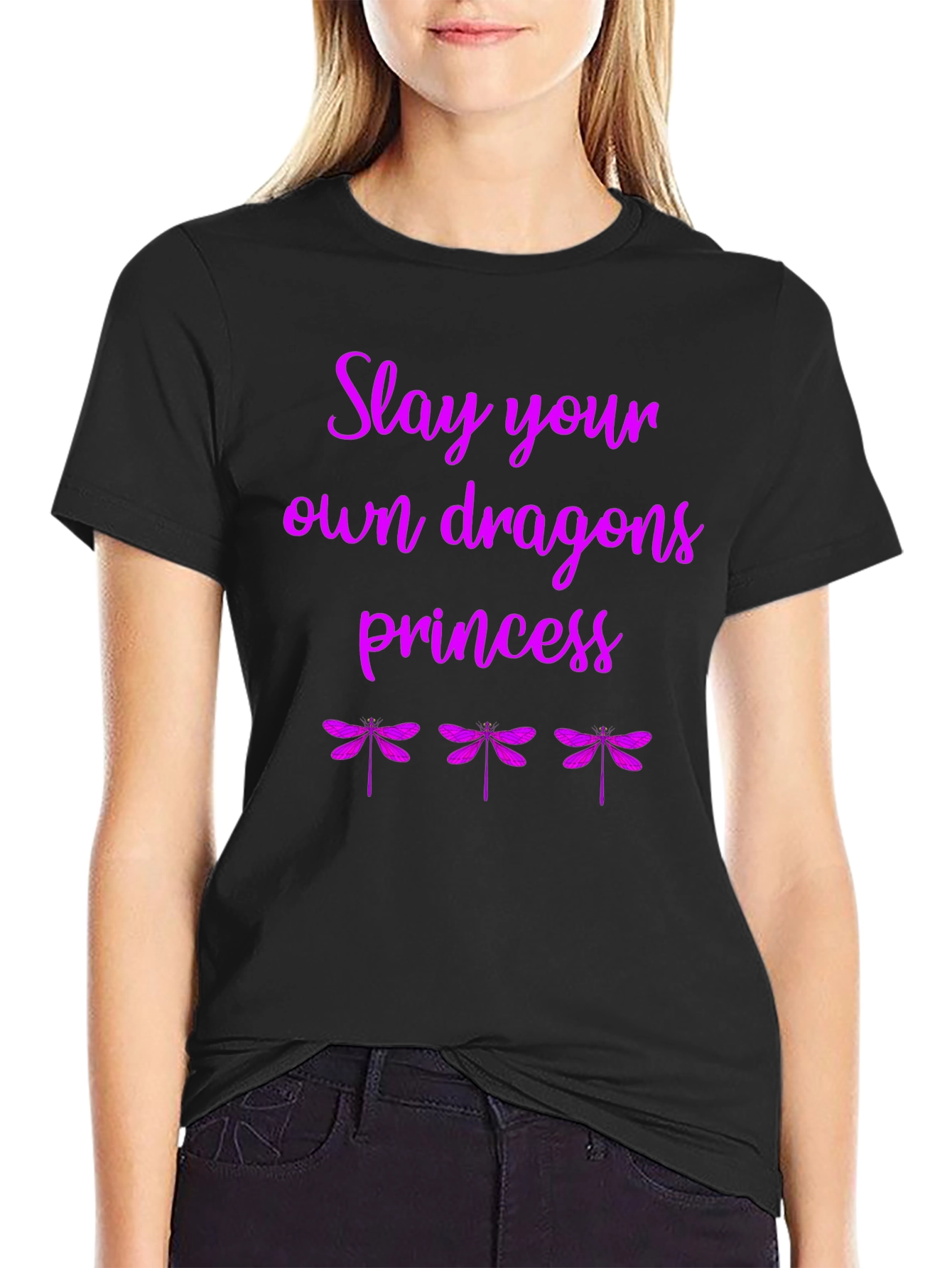 Slay Your Dragons Princess Graphic Tee