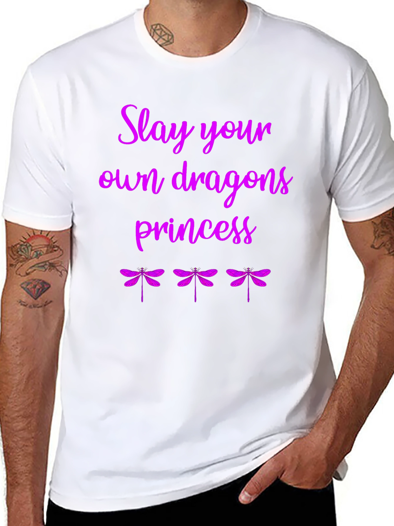 Slay Your Dragons Princess Graphic Tee