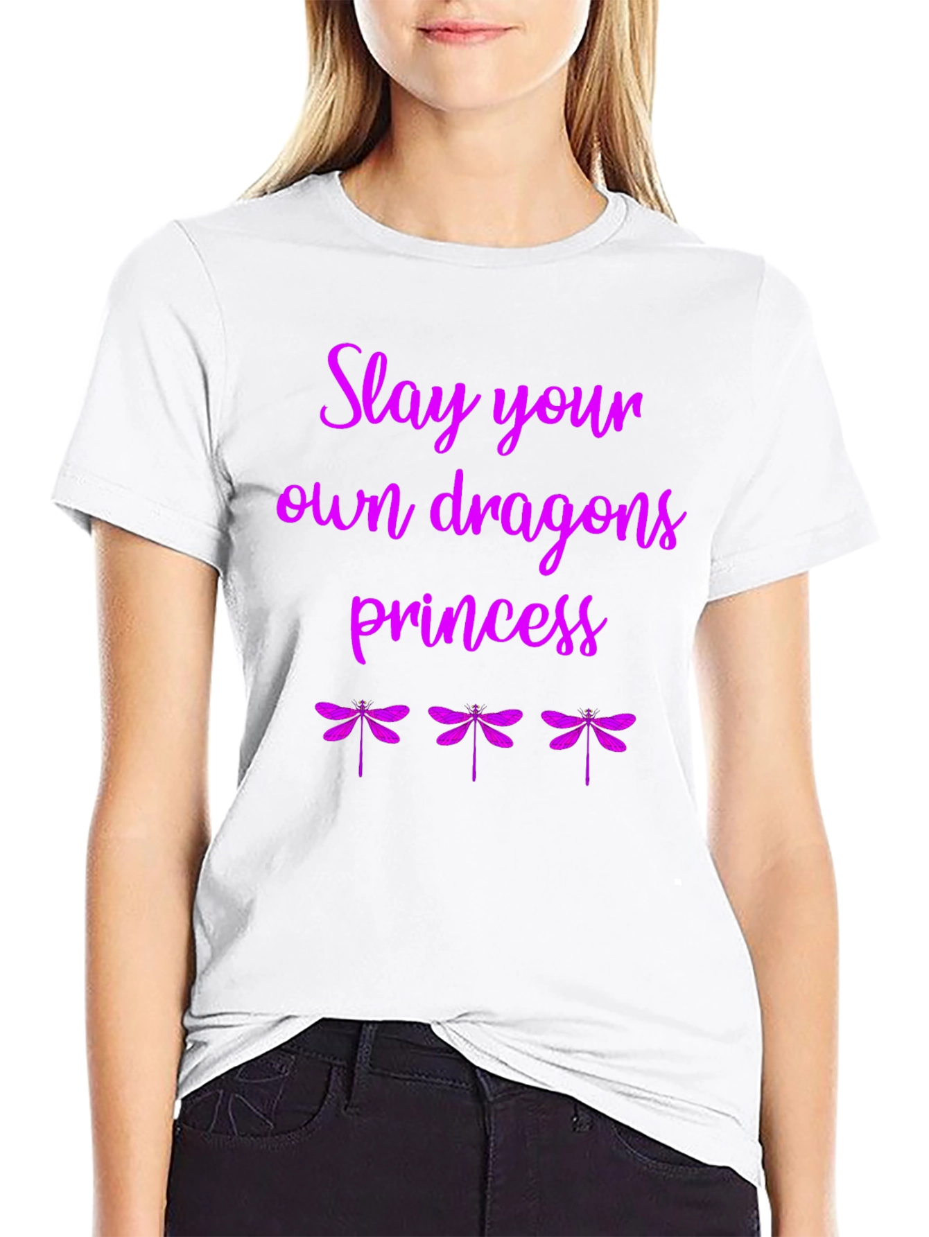 Slay Your Dragons Princess Graphic Tee