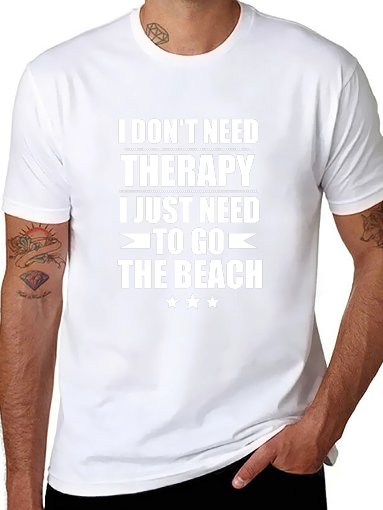 Beach Therapy T-Shirt - Relaxing Vacation Tee