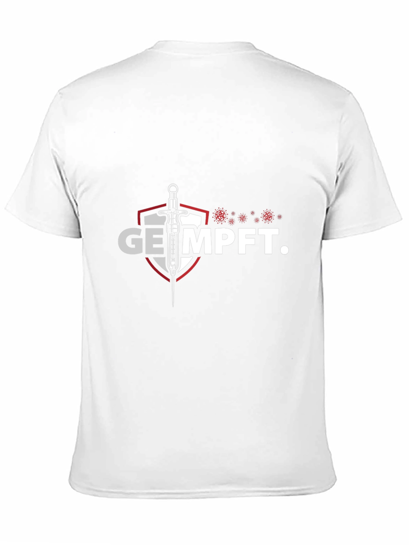 Vaccinated Graphic Tee - Black T-Shirt