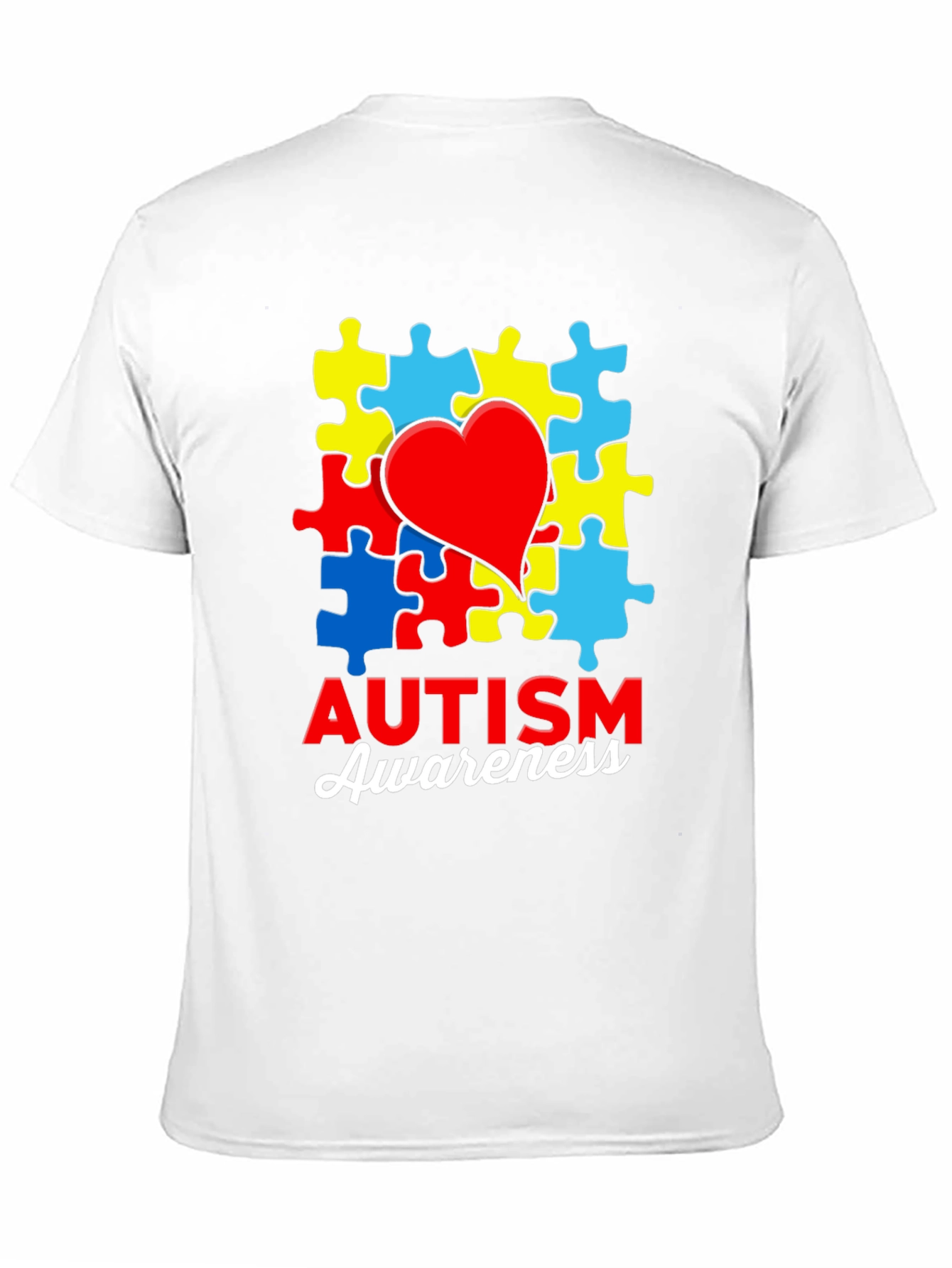 Autism Awareness T-Shirt Jigsaw Heart Puzzle