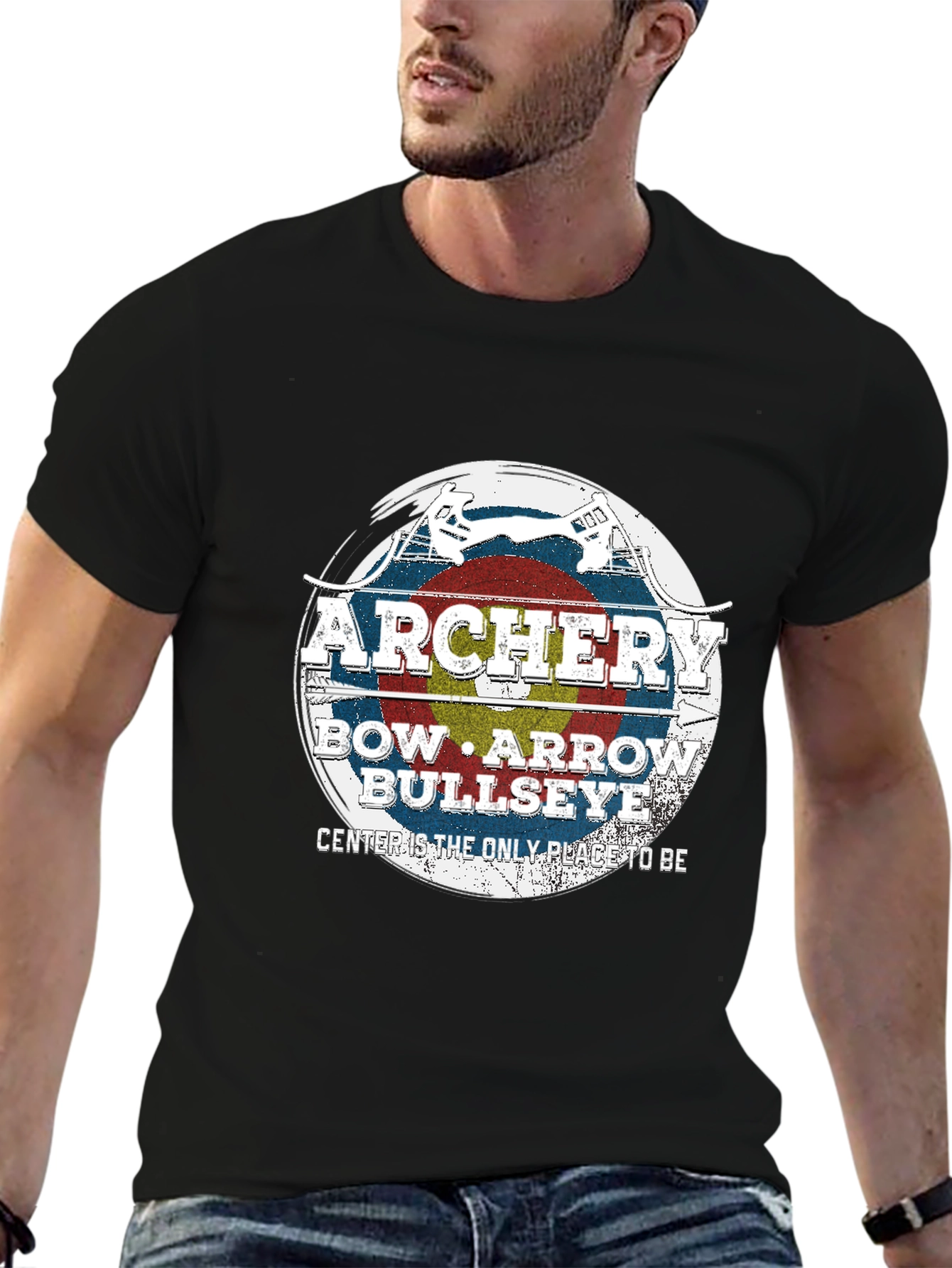 Archery Bow Arrow Bullseye T-Shirt