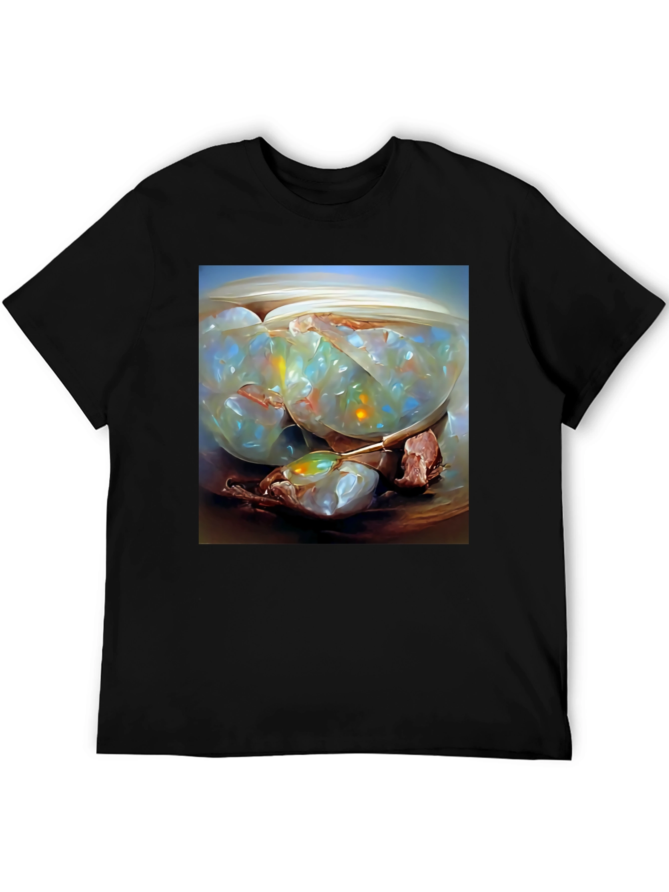 Abstract Art T-Shirt: Shell with Jelly Cubes