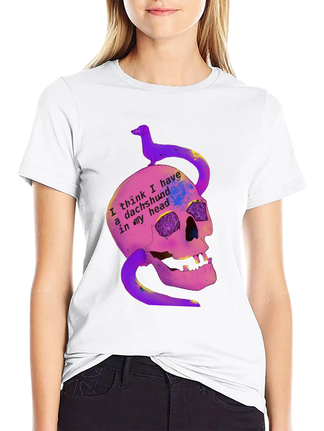 Dachshund Head T-Shirt - Funny Dog Lover Tee