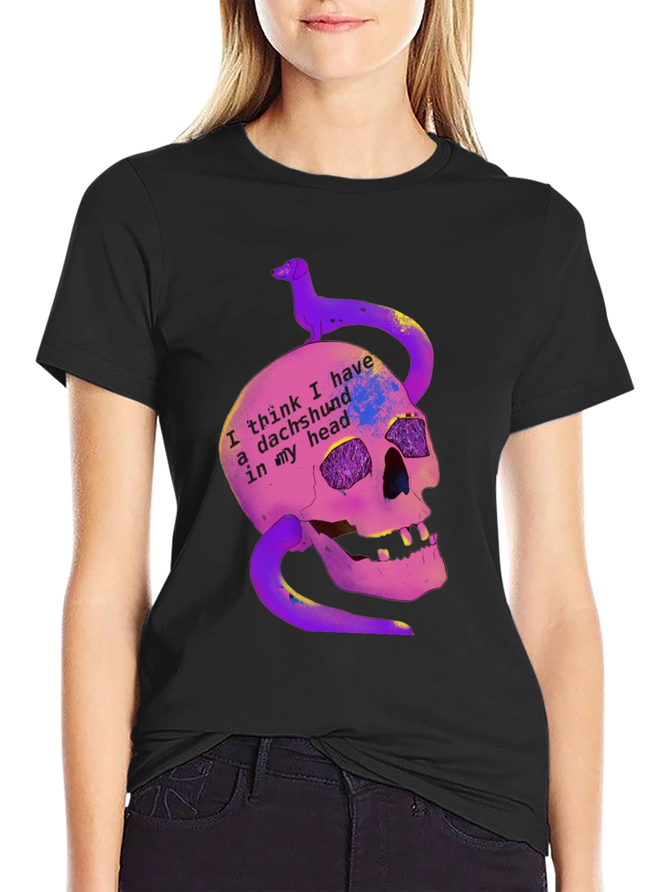 Dachshund Head T-Shirt - Funny Dog Lover Tee