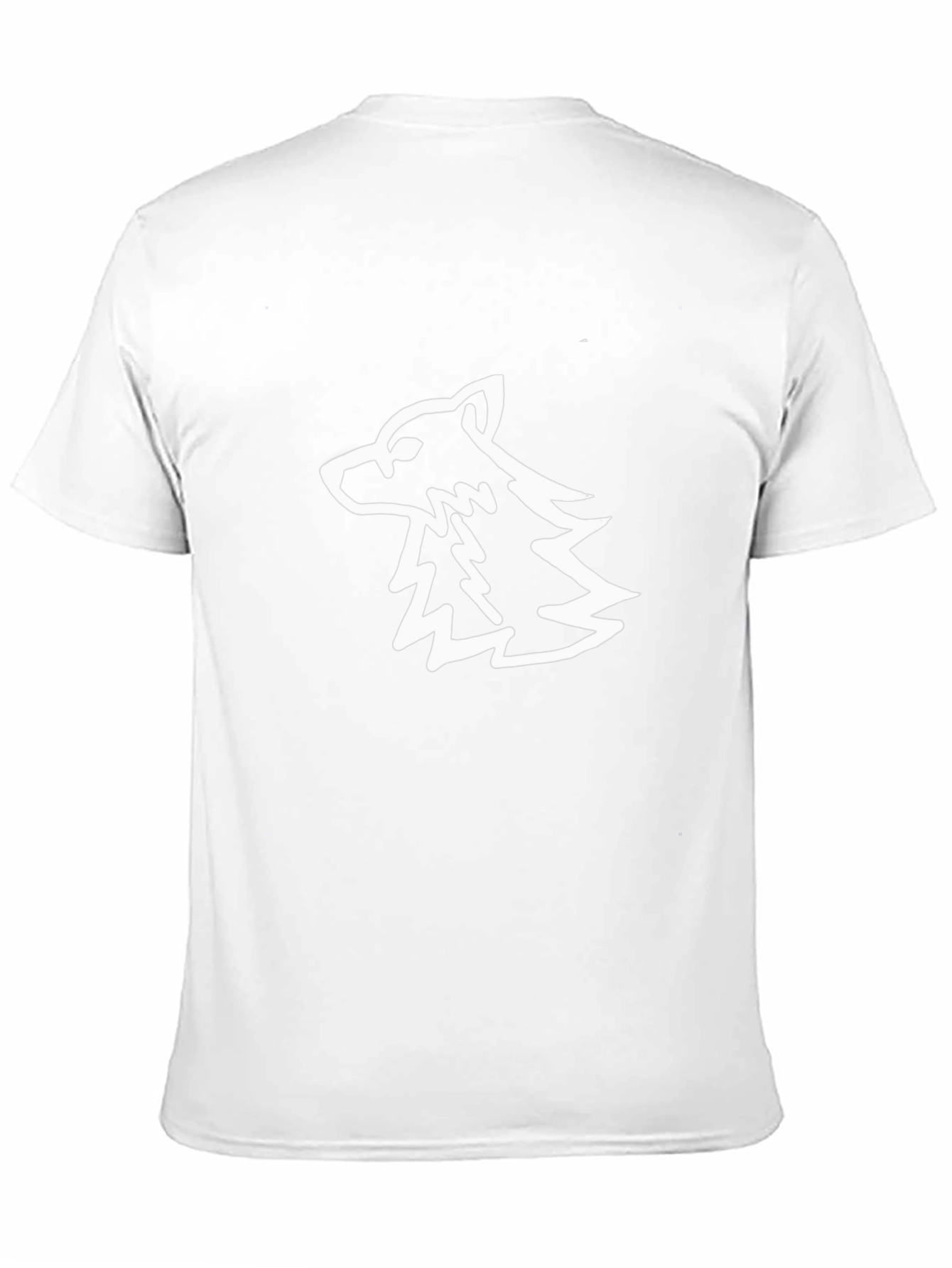 Cool Wolf Graphic Black T-Shirt