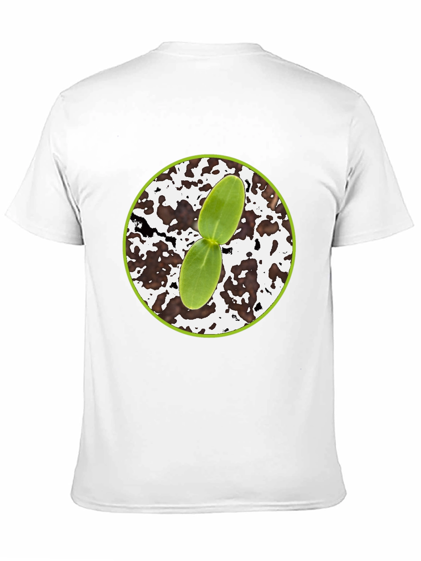 Seedling Graphic Tee - Black Cotton Comfort