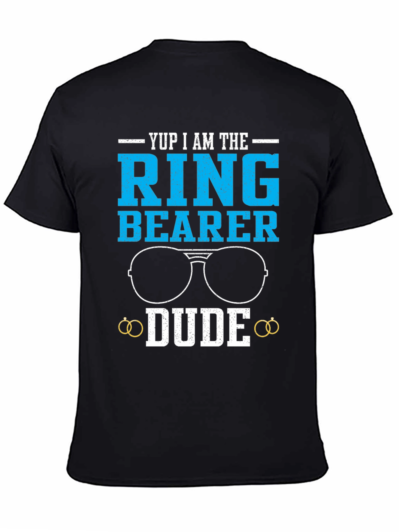 Ring Bearer Dude T-Shirt - Funny Wedding Tee