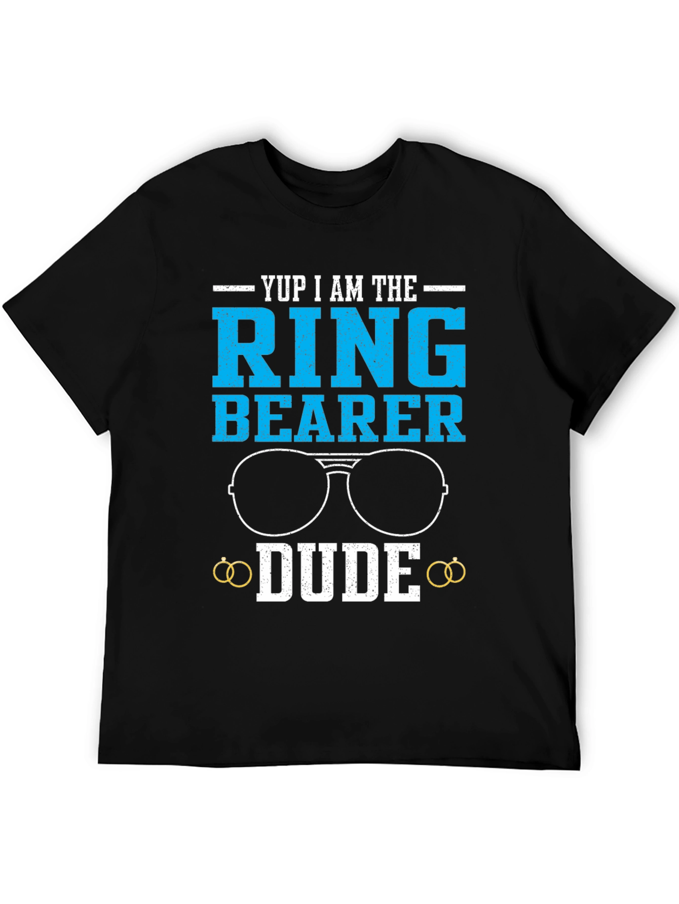 Ring Bearer Dude T-Shirt - Funny Wedding Tee