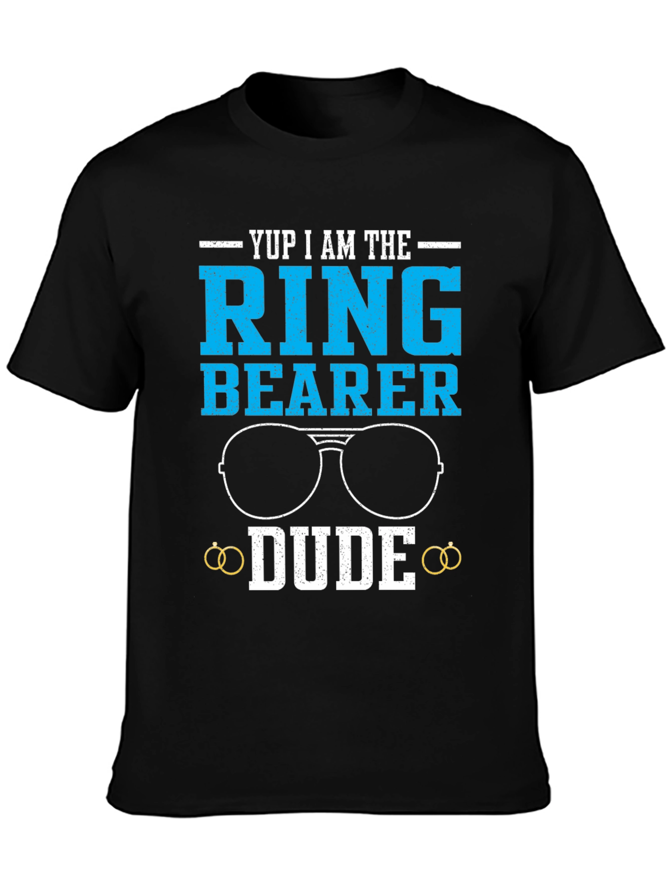 Ring Bearer Dude T-Shirt - Funny Wedding Tee