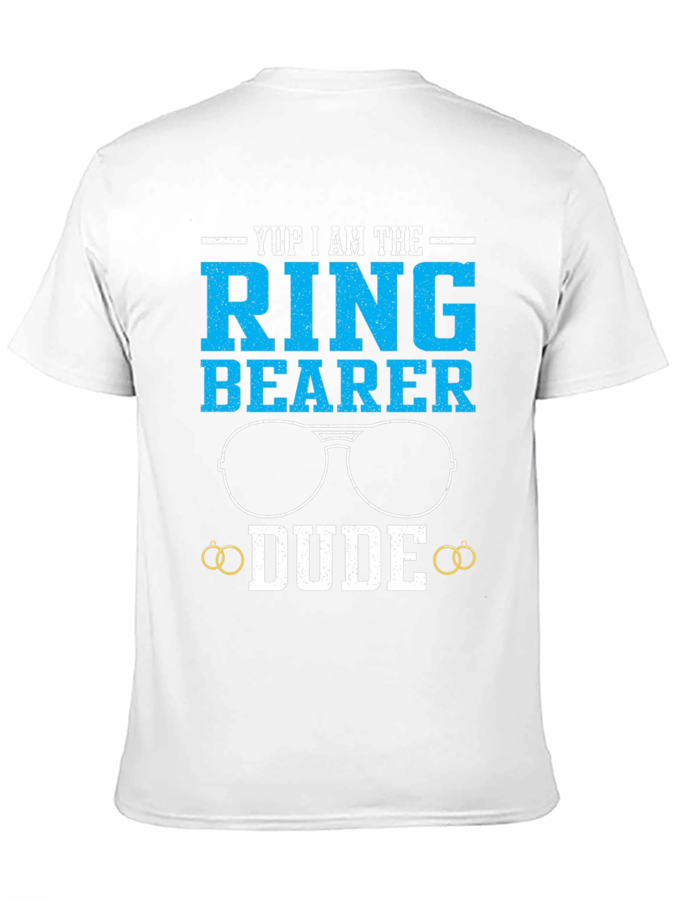 Ring Bearer Dude T-Shirt - Funny Wedding Tee