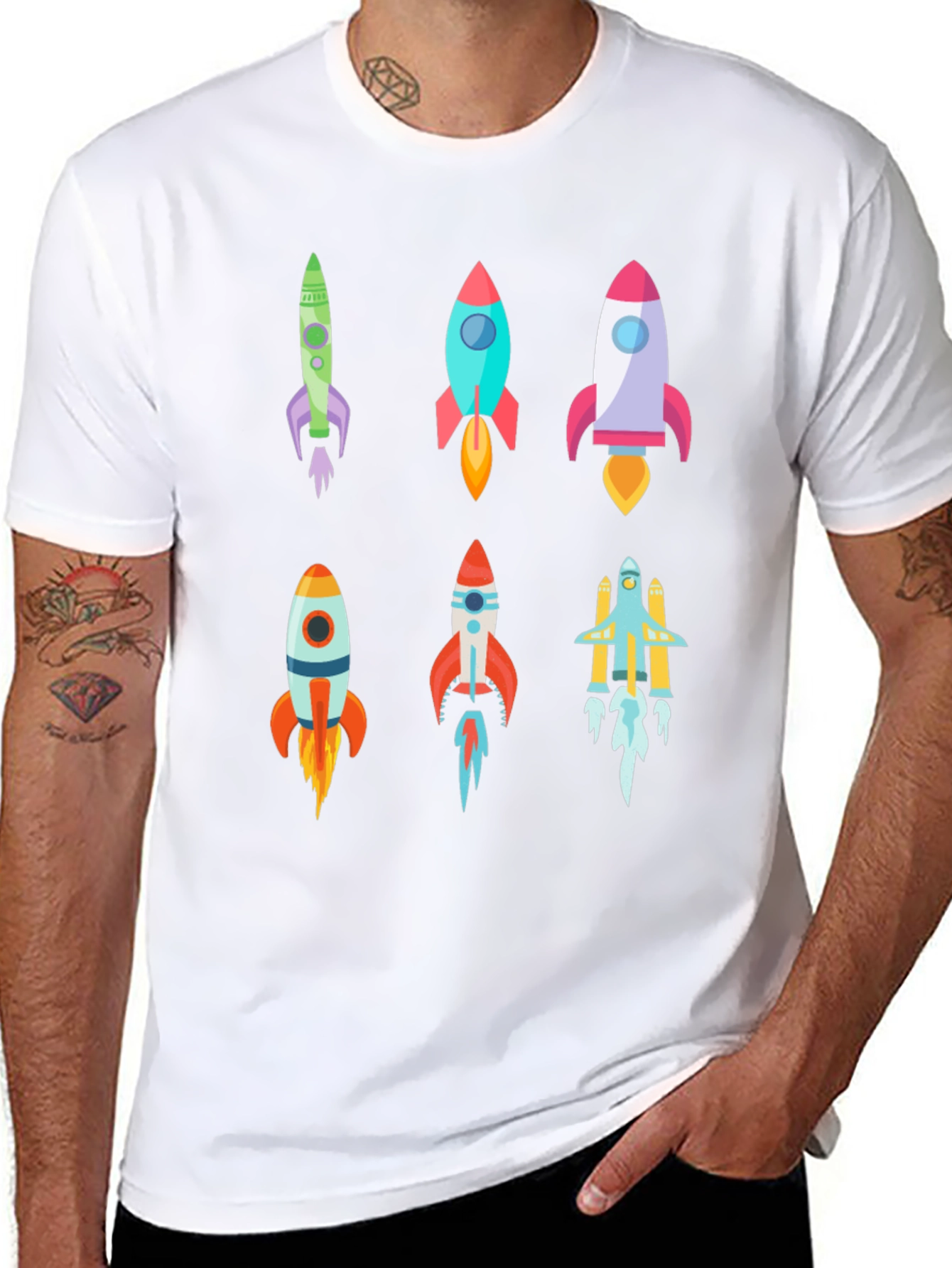 Rocket Launch T-Shirt - Space Adventure Tee
