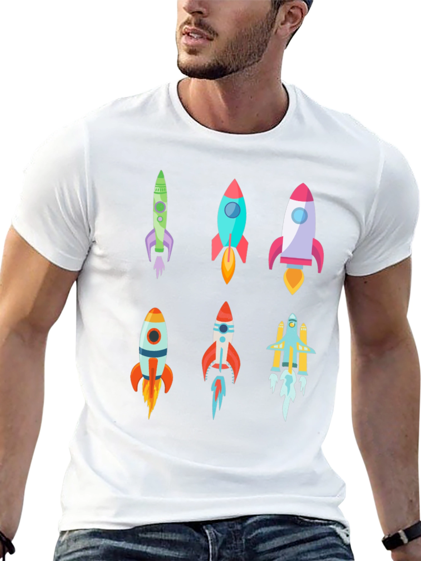 Rocket Launch T-Shirt - Space Adventure Tee