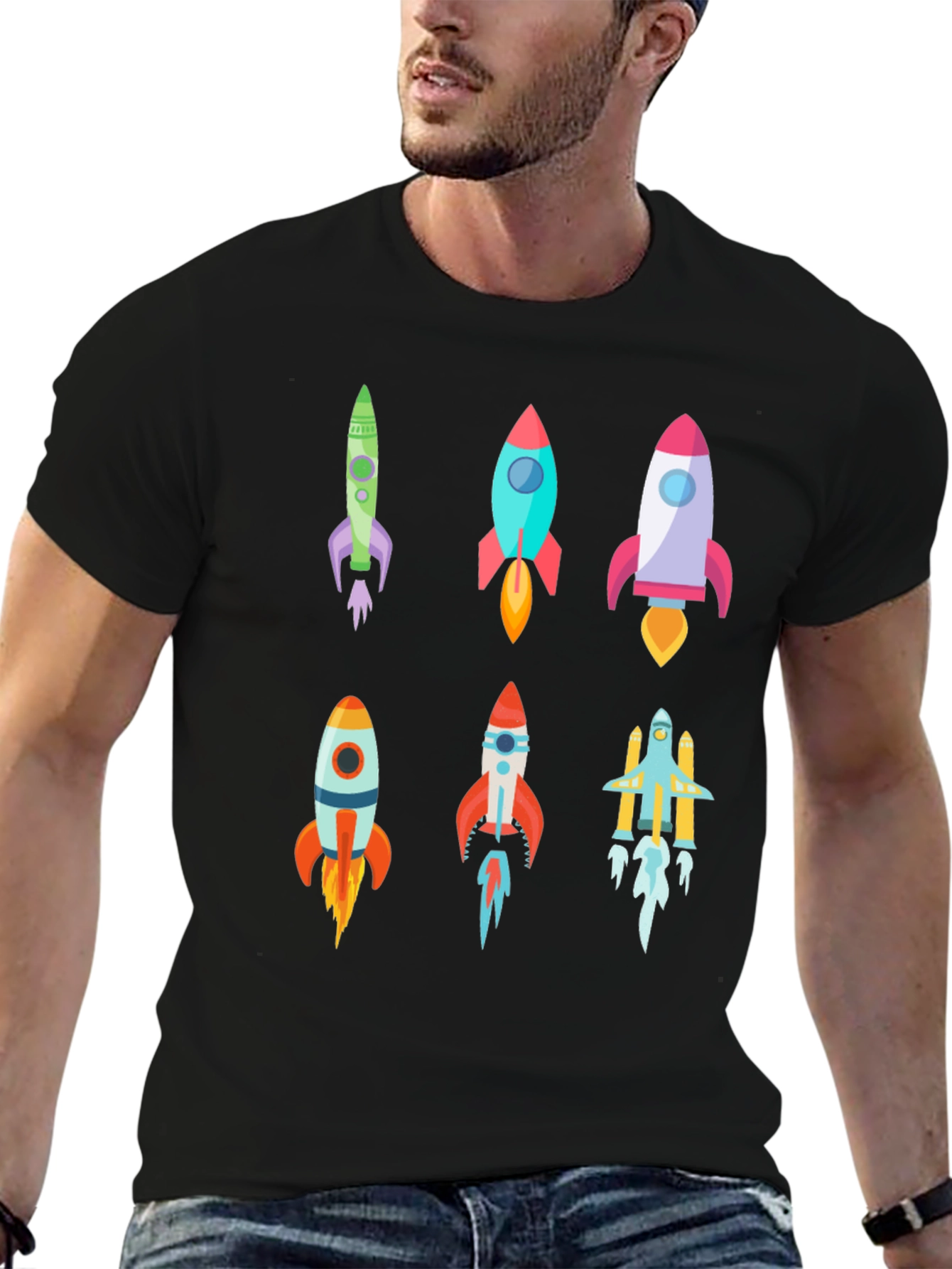 Rocket Launch T-Shirt - Space Adventure Tee