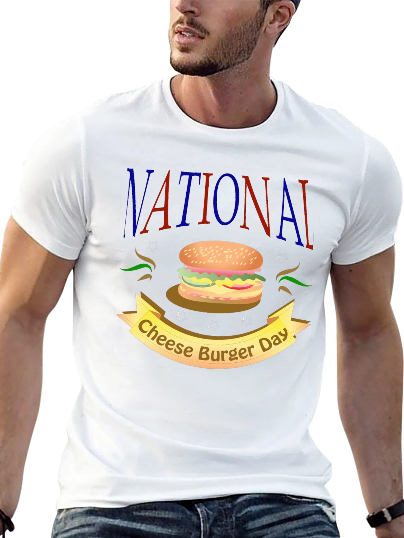 National Cheeseburger Day T-Shirt - Foodie Tee