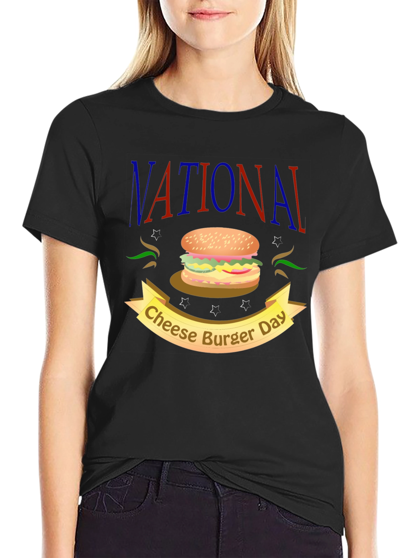 National Cheeseburger Day T-Shirt - Foodie Tee