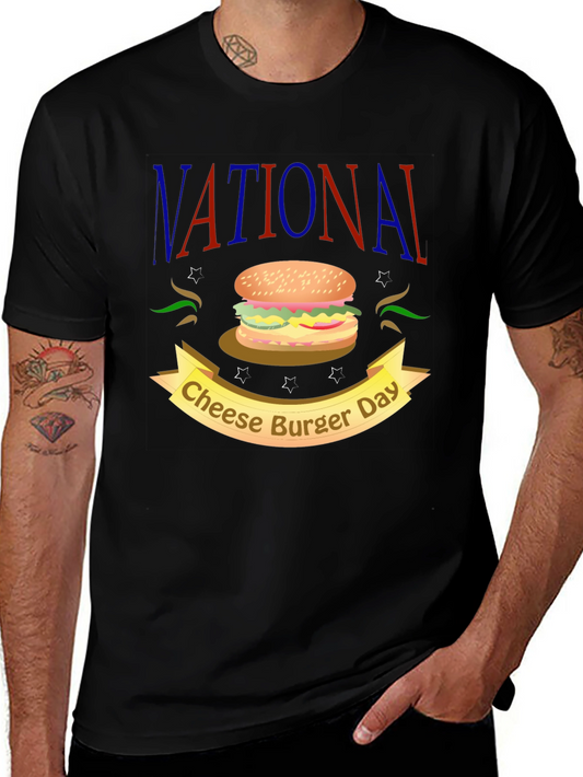 National Cheeseburger Day T-Shirt - Foodie Tee