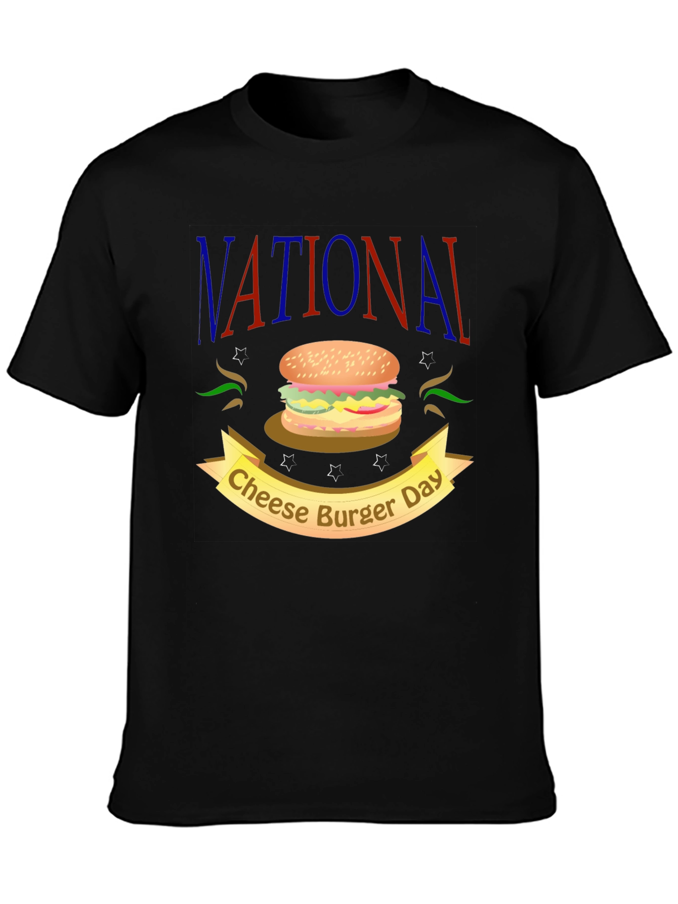 National Cheeseburger Day T-Shirt - Foodie Tee