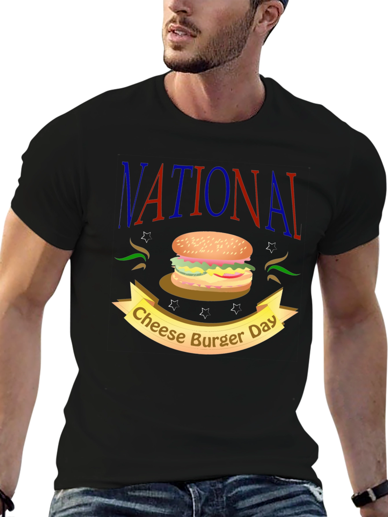 National Cheeseburger Day T-Shirt - Foodie Tee