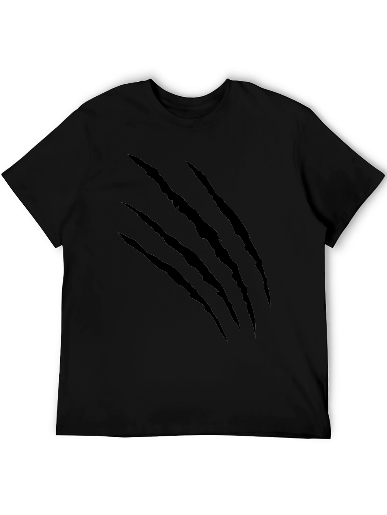 Black Claw Mark Graphic T-Shirt