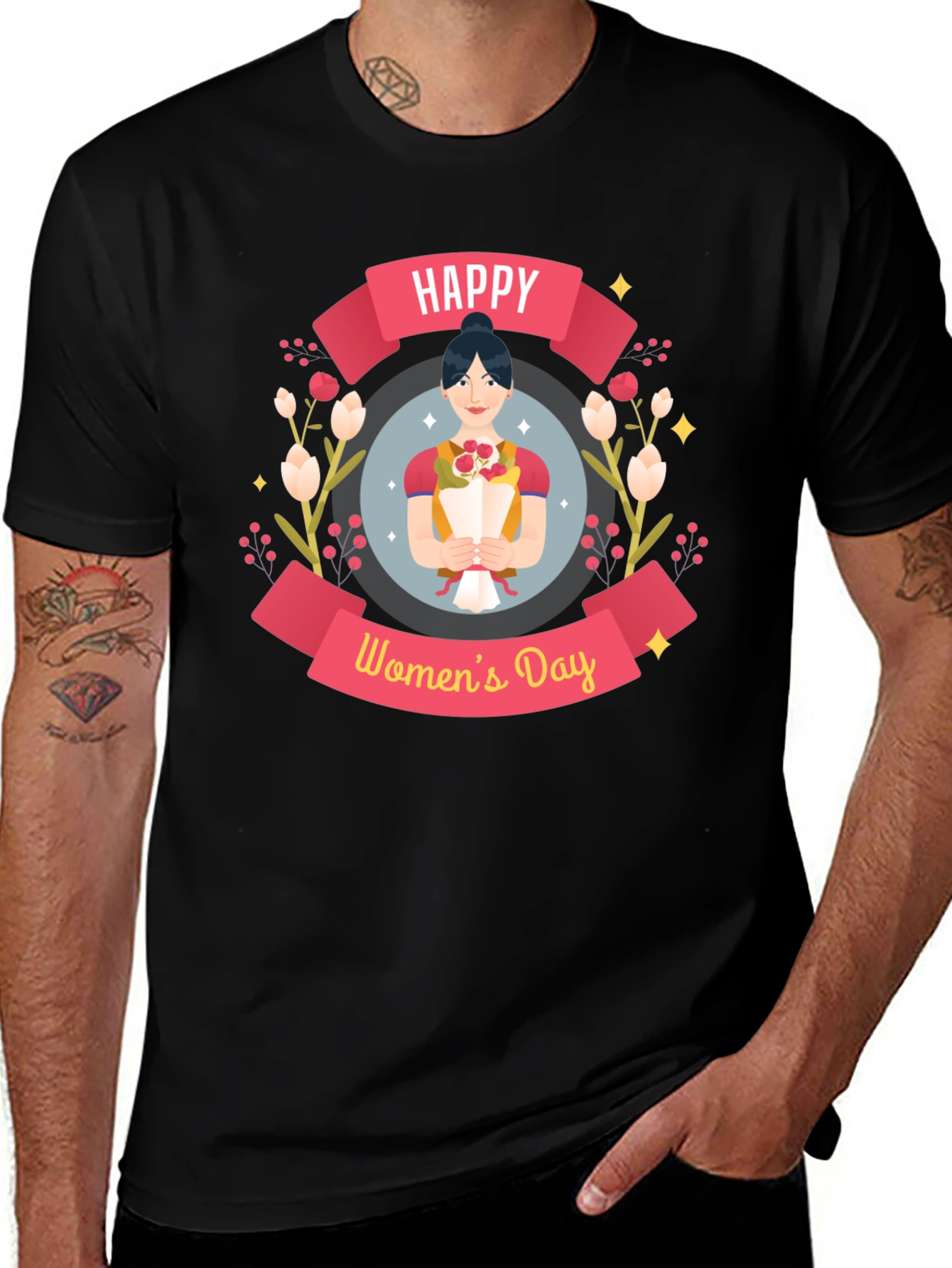 Happy Womens Day Graphic T-Shirt