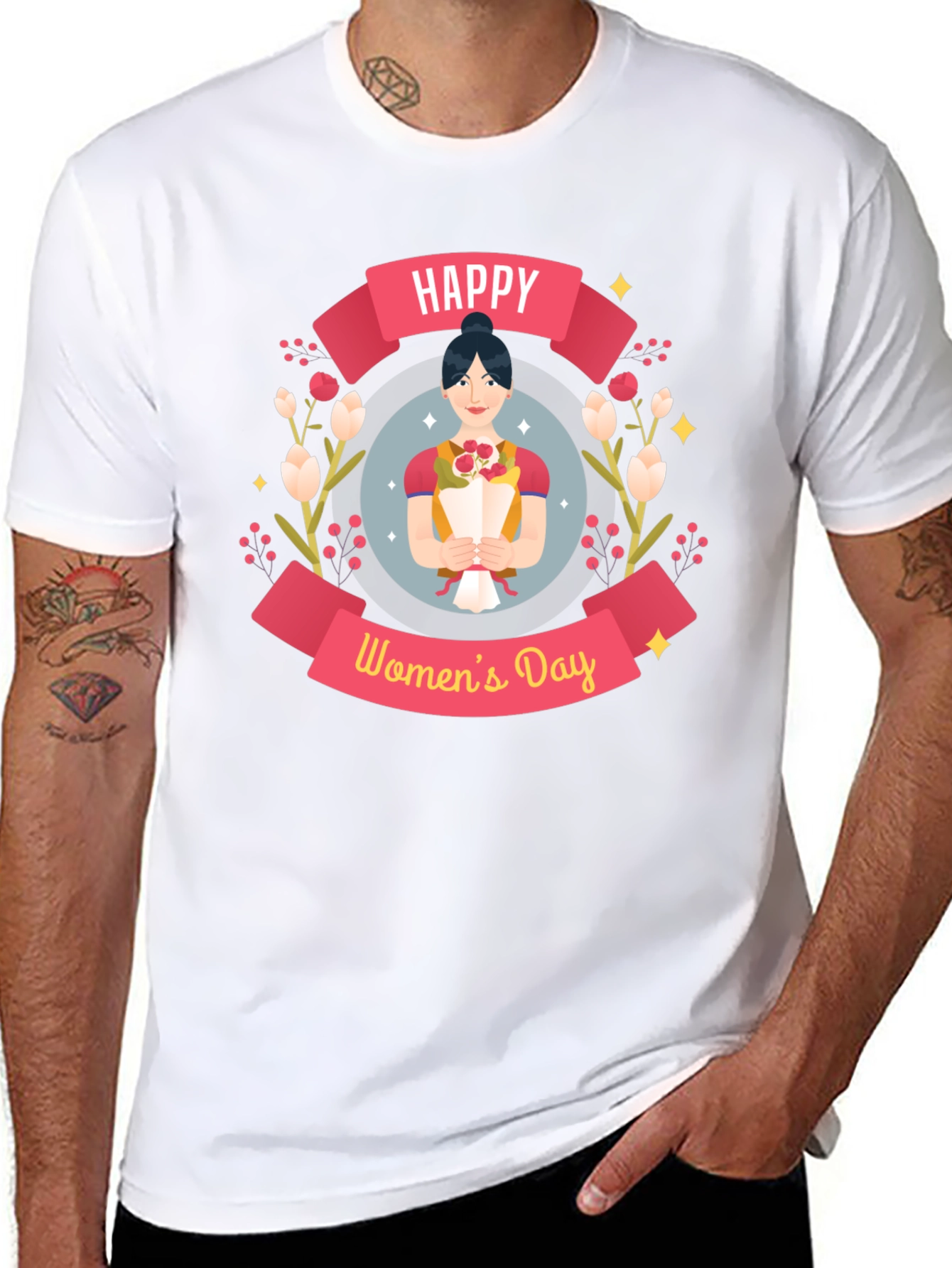 Happy Womens Day Graphic T-Shirt