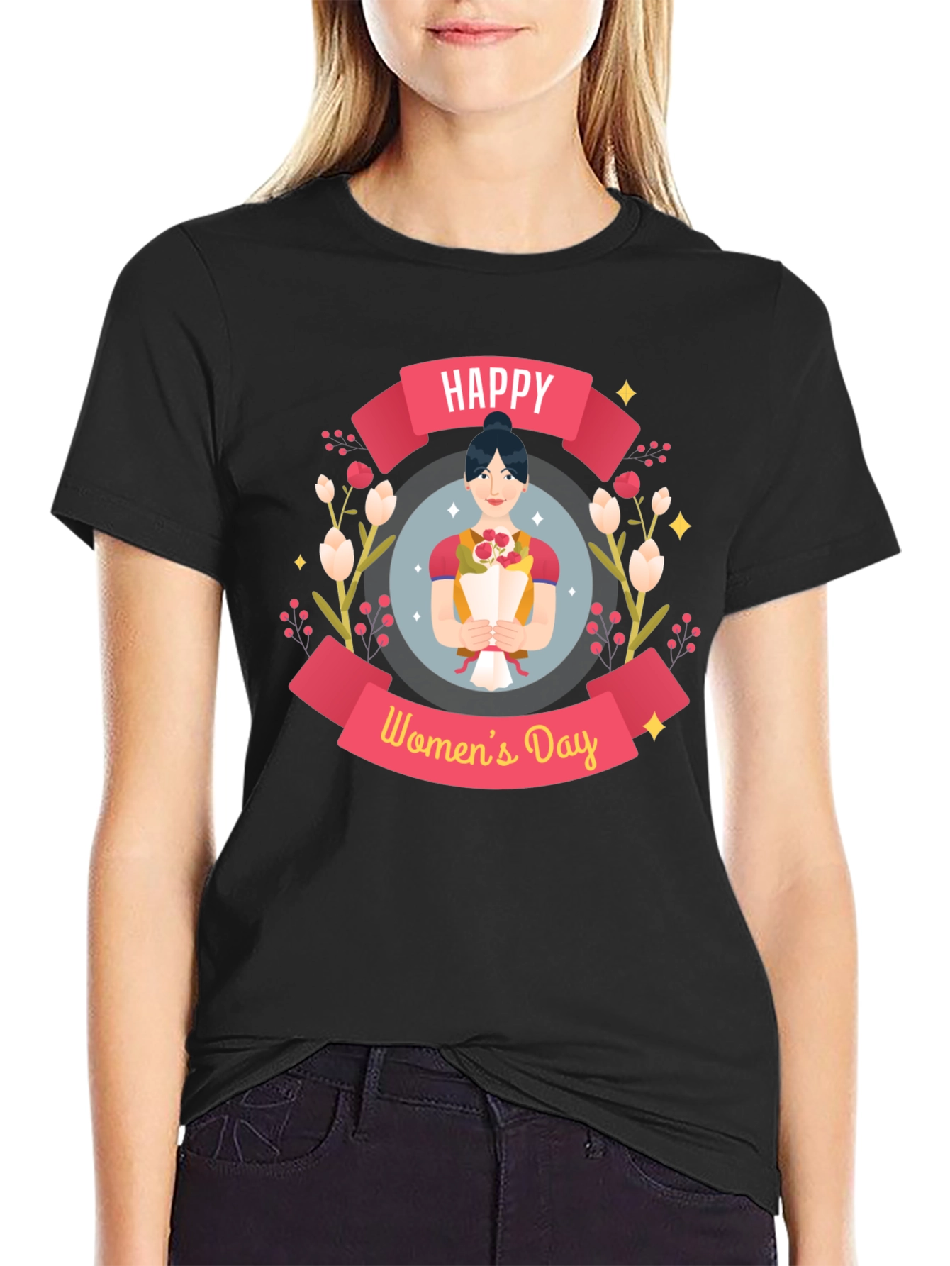 Happy Womens Day Graphic T-Shirt