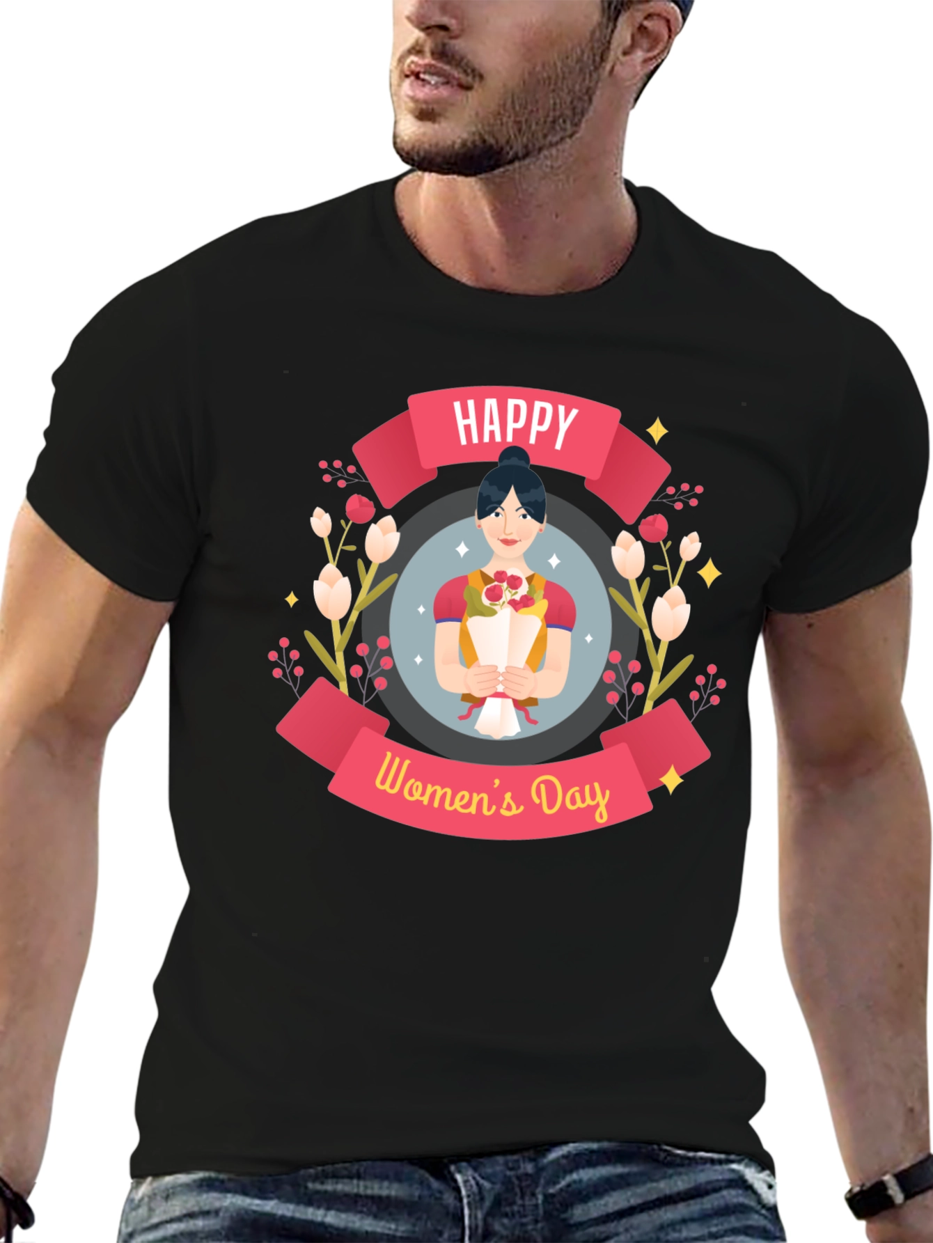 Happy Womens Day Graphic T-Shirt