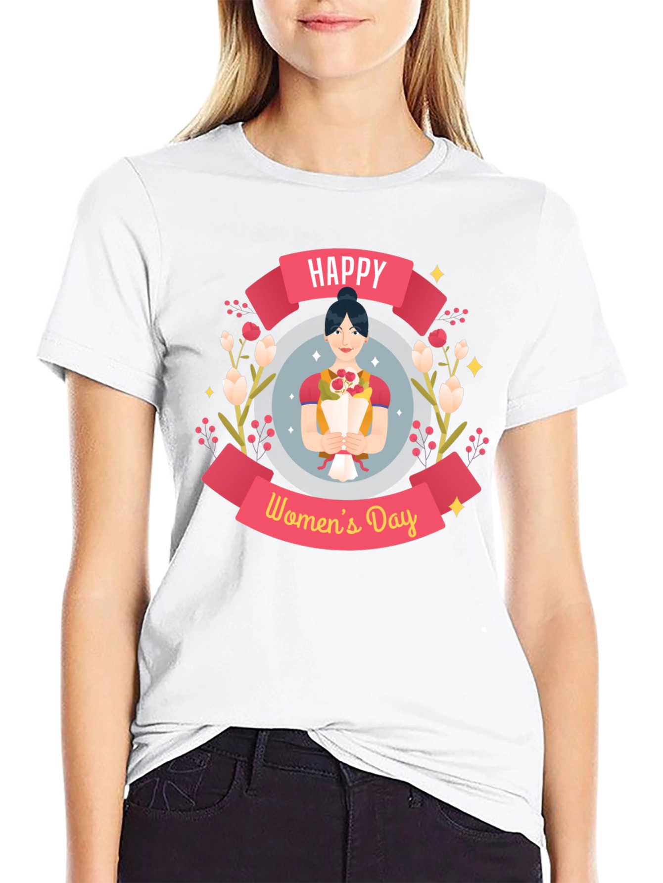 Happy Womens Day Graphic T-Shirt