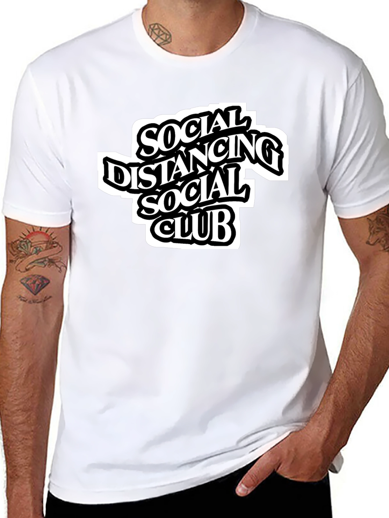Social Distancing Club Graphic Tee