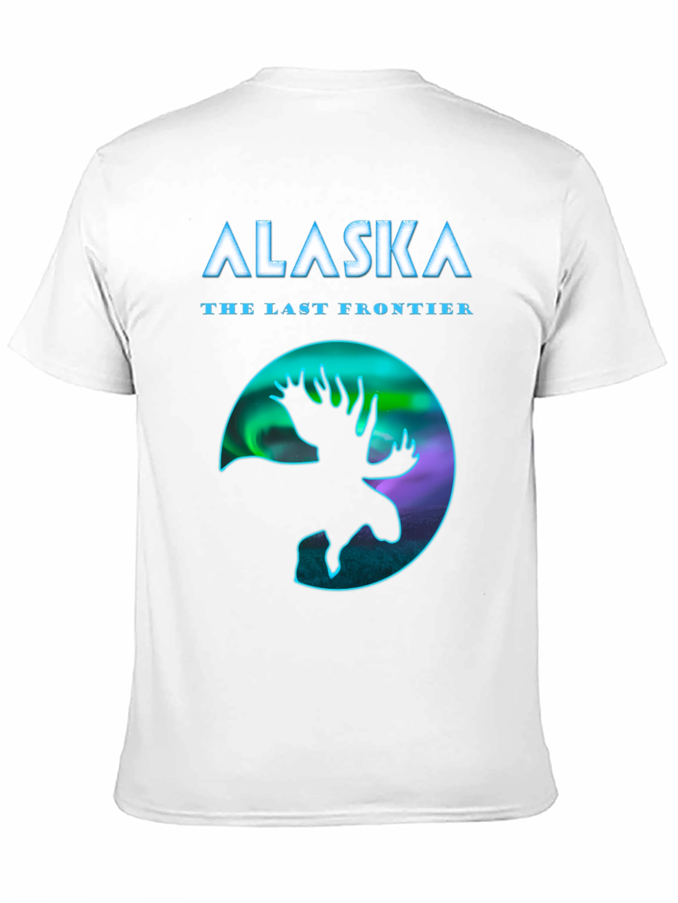 Alaska Last Frontier Moose Graphic T-Shirt