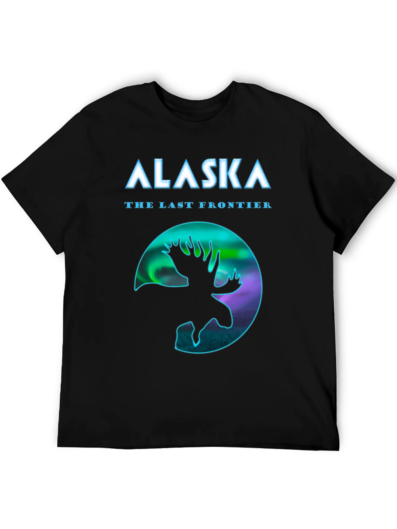 Alaska Last Frontier Moose Graphic T-Shirt