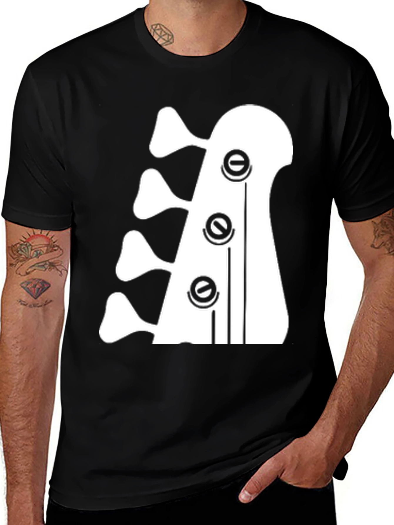 Bass Guitar Headstock T-Shirt