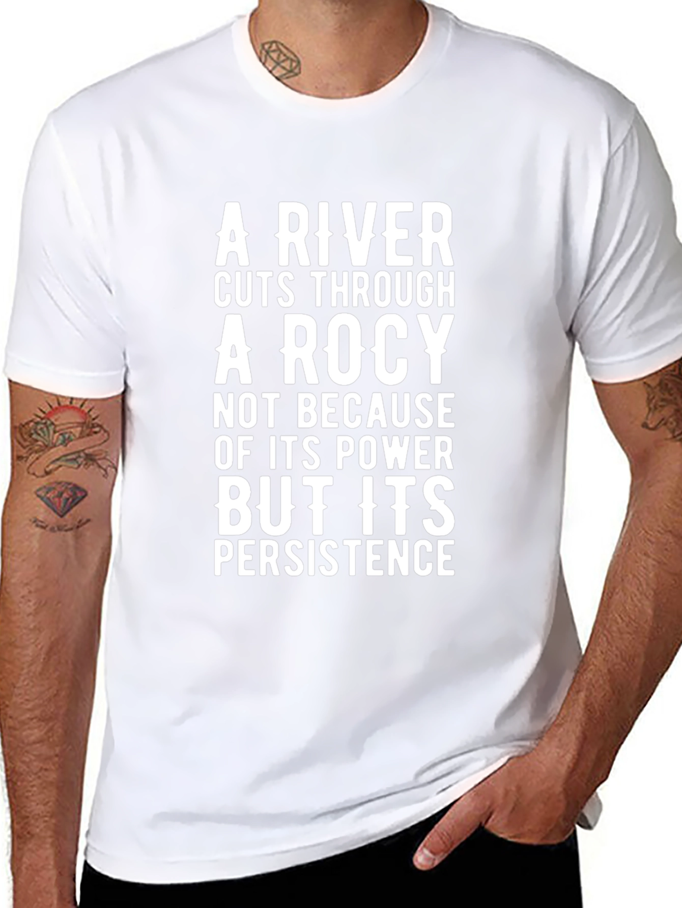A River Cuts Through Rock T-Shirt
