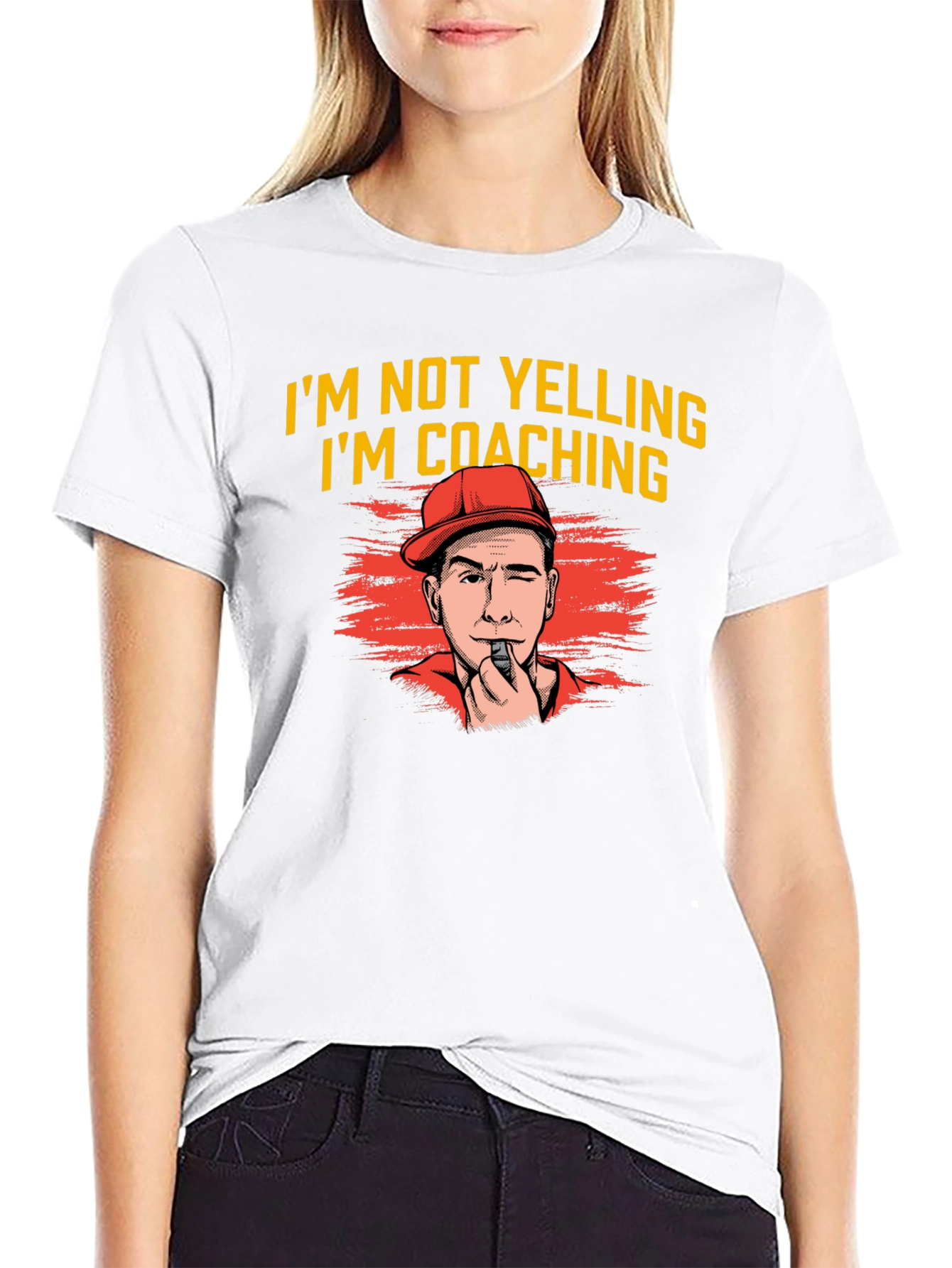 Im Not Yelling Im Coaching T-Shirt