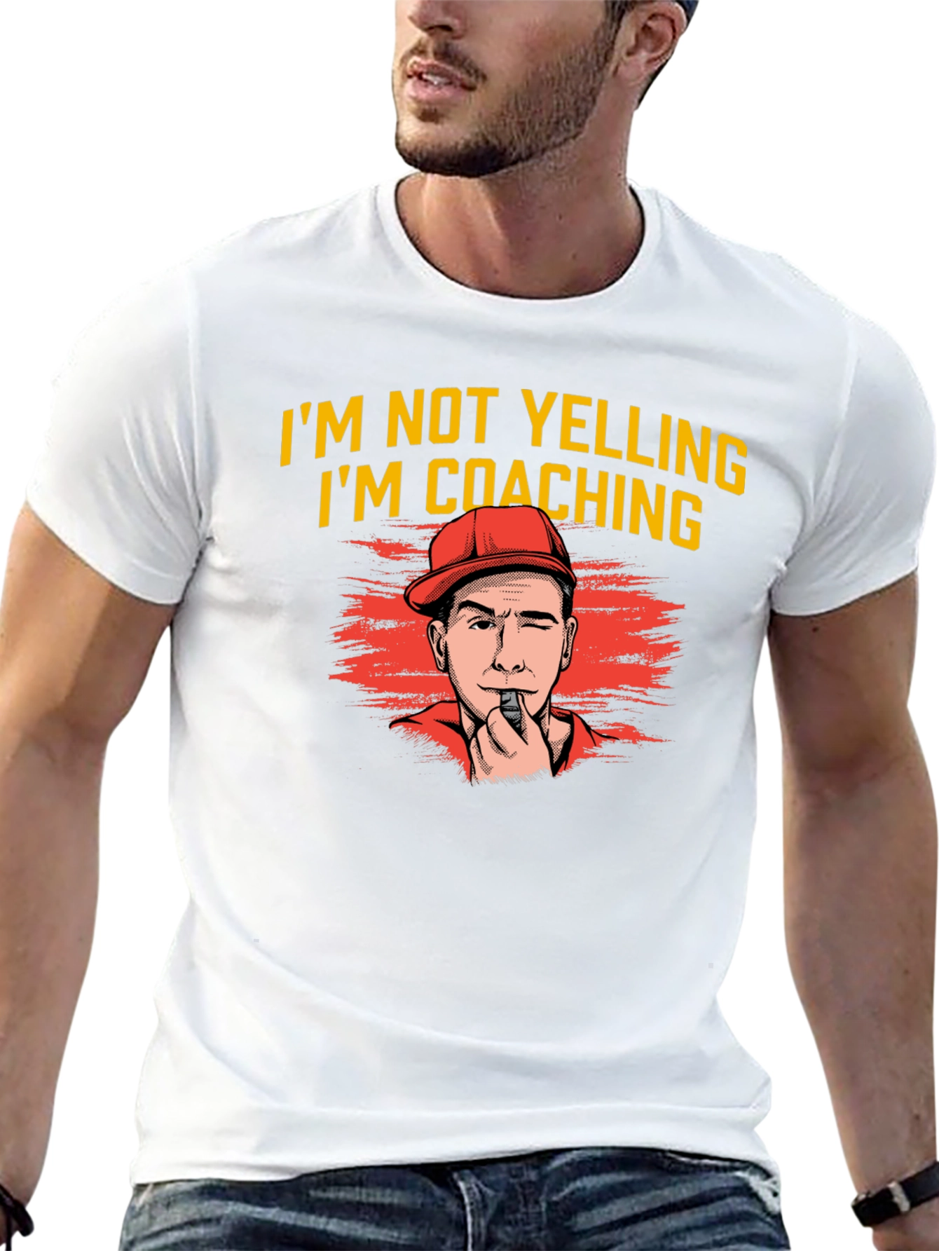 Im Not Yelling Im Coaching T-Shirt