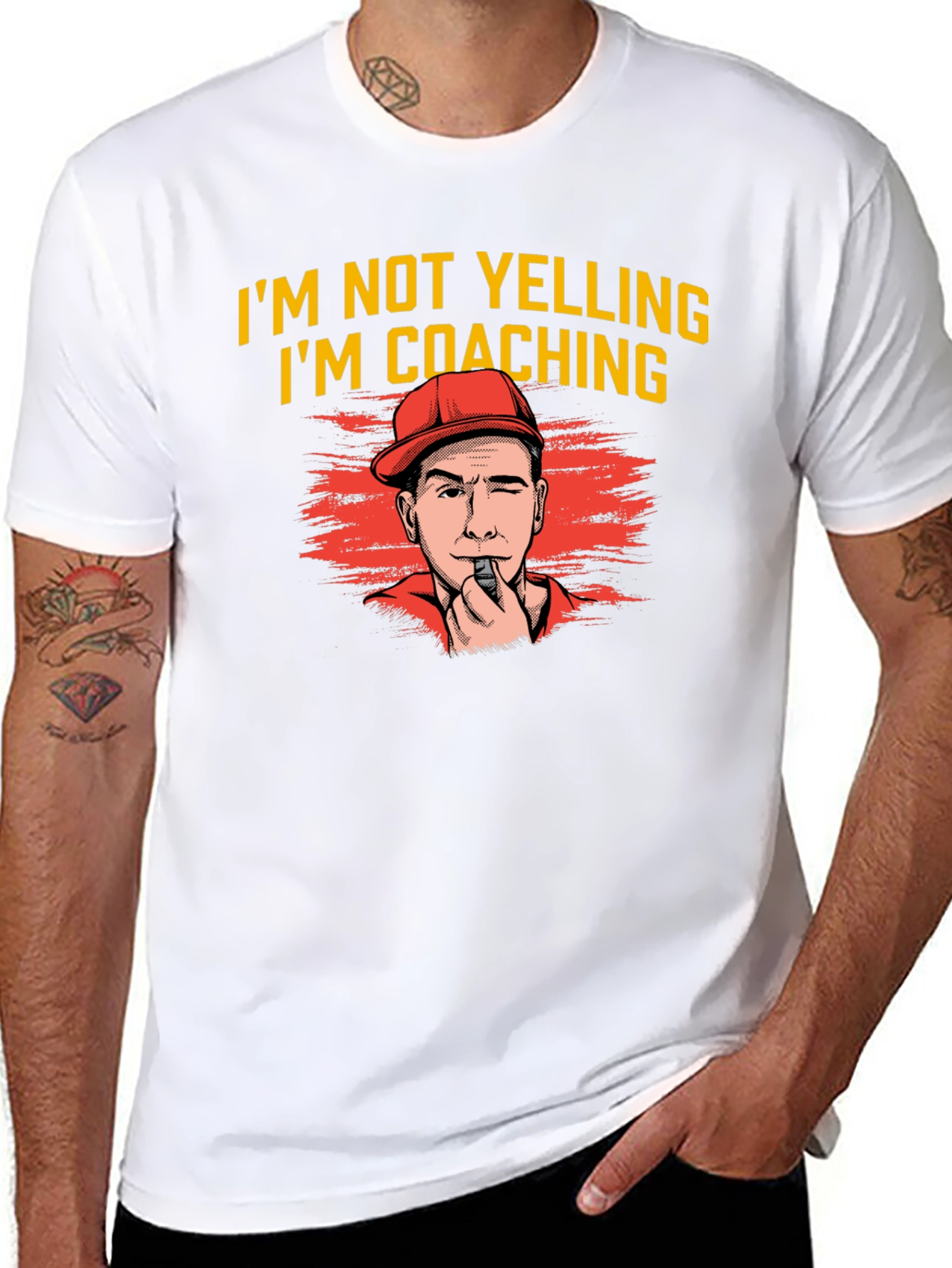 Im Not Yelling Im Coaching T-Shirt