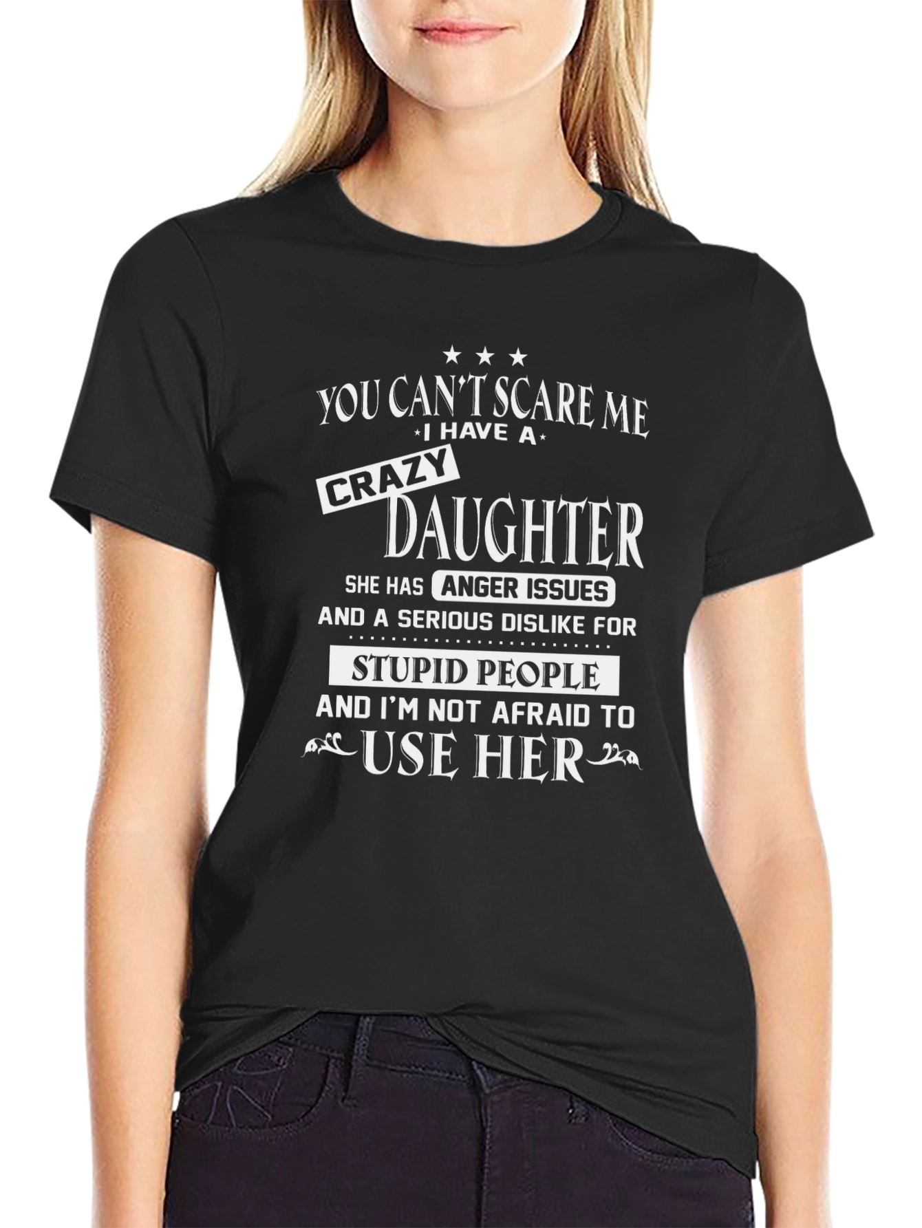 Crazy Daughter Dad T-Shirt