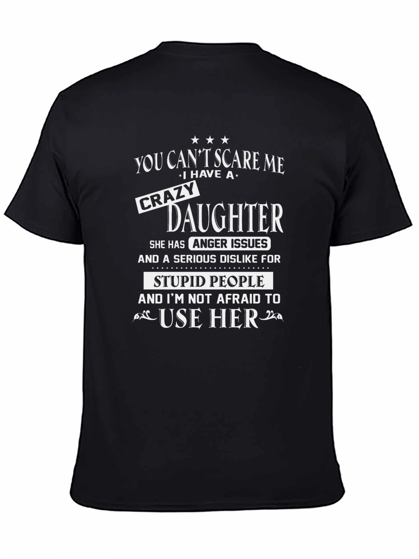 Crazy Daughter Dad T-Shirt