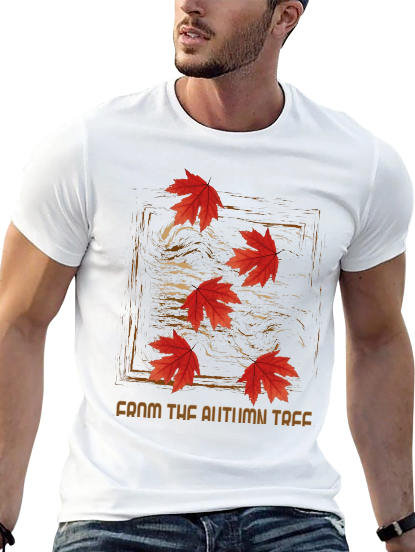 Autumn Leaves Graphic Tee - From The Autumn Tree