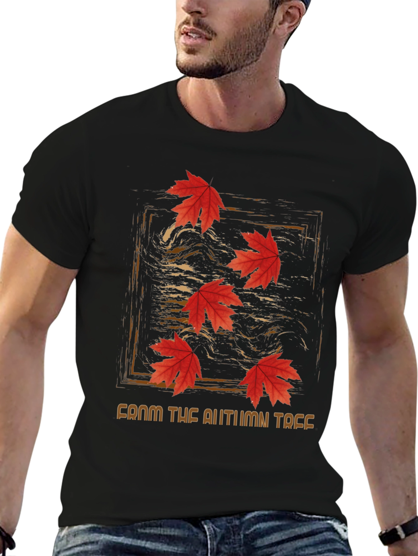 Autumn Leaves Graphic Tee - From The Autumn Tree