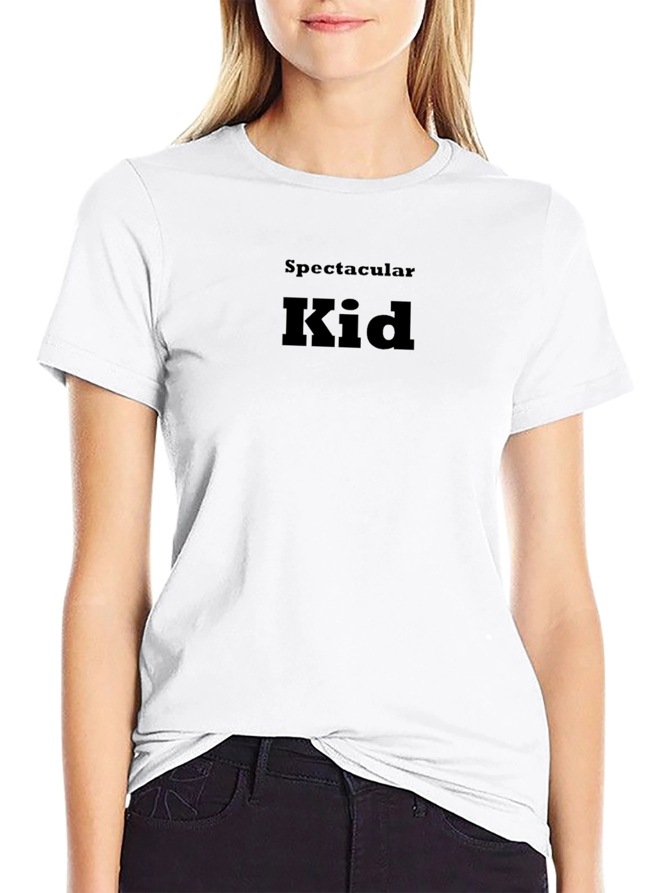 Spectacular Kid Black Graphic Tee