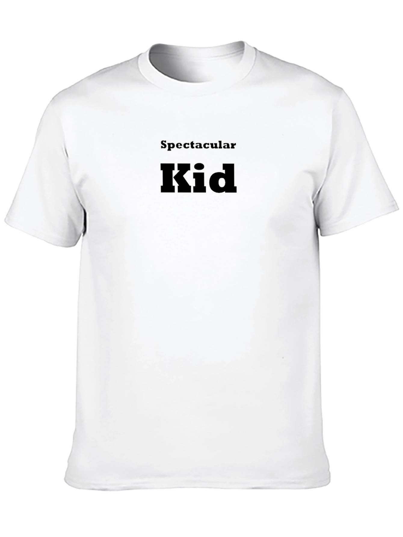 Spectacular Kid Black Graphic Tee