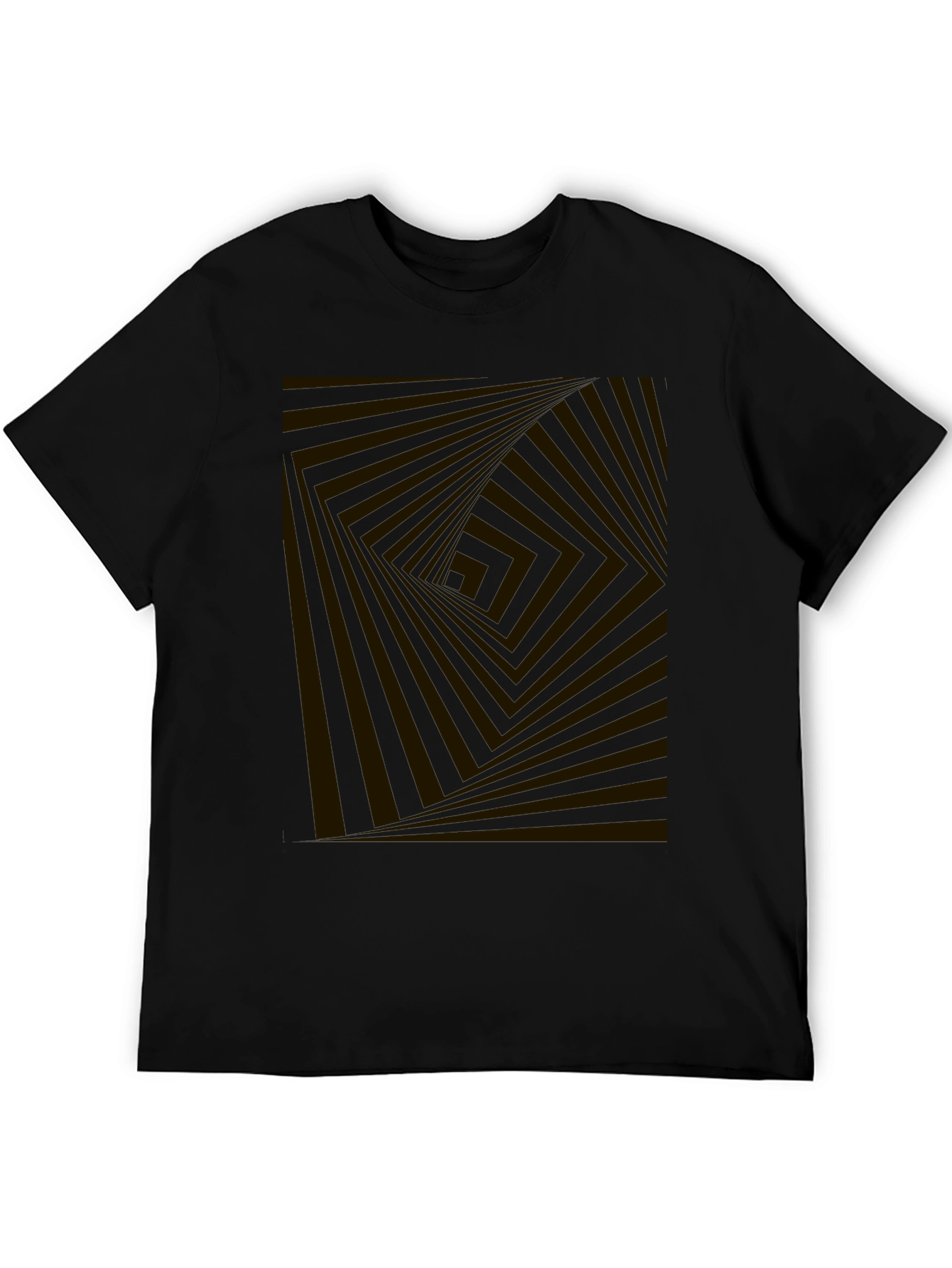 Abstract Illusion Graphic Print Tee